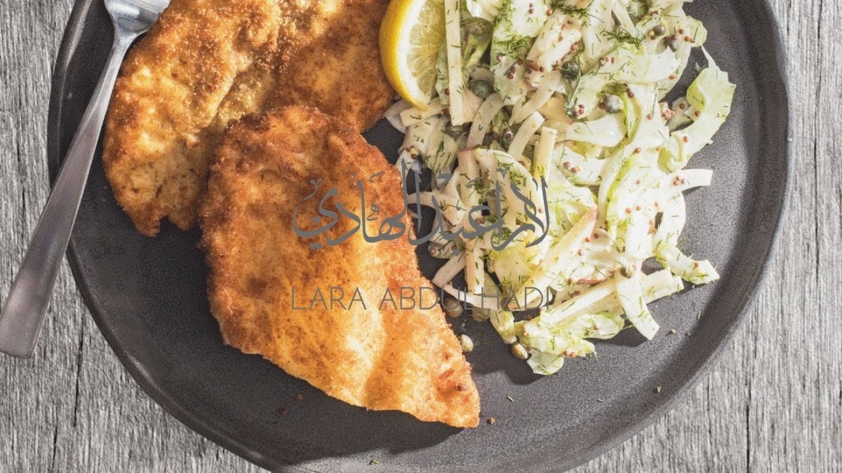 Eggless Chicken Schnitzel