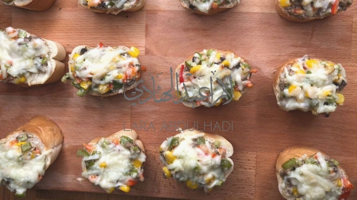 MUSHROOM BELL PEPPER CANAPES